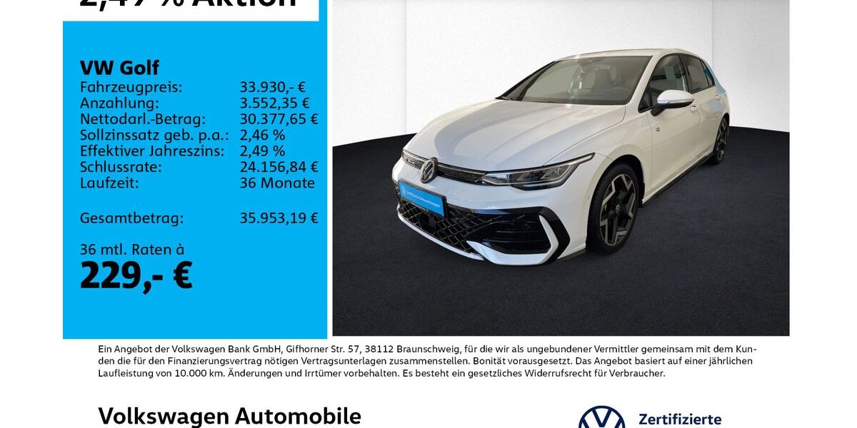 VW Golf 10.962 km 33.930 &euro; Leipzig 04277