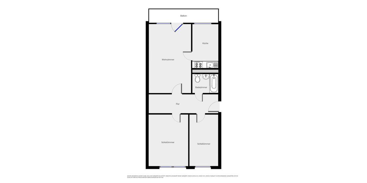 Erdgeschoßwohnung Leipzig West - 3 Zimmer, 70 m&sup2;, 541&euro; | Angebot:26347842