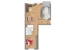 Etagenwohnung Leipzig Zentrum-Süd - 2 Zimmer, 65 m&sup2;, 600&euro; | Angebot:26451769