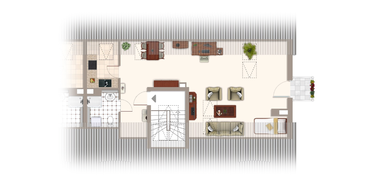 Etagenwohnung Borsdorf OT Panitzsch Panitzsch - 1 Zimmer, 48 m&sup2;, 455&euro; | Angebot:26568599