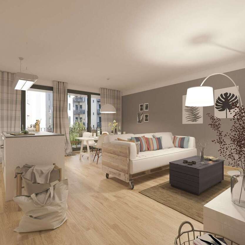Wohnung zum Mieten in Halle 1.203 € 82.95 m²