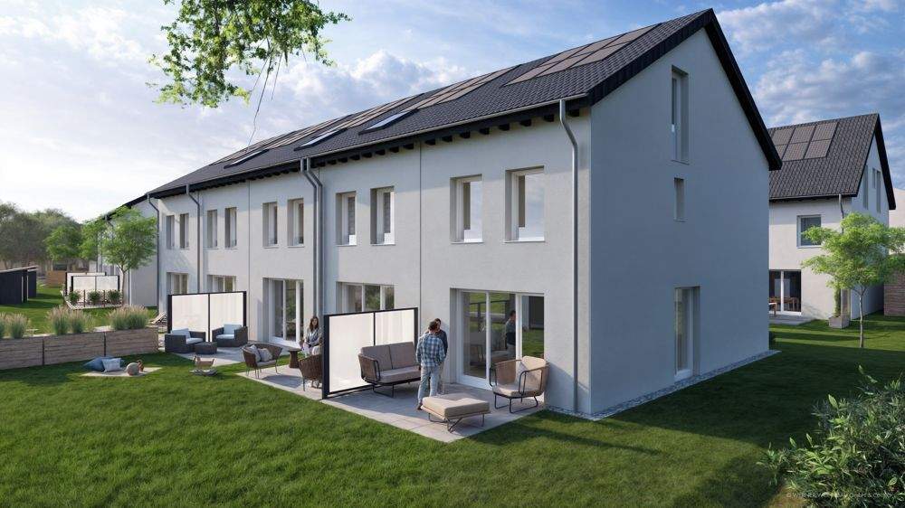 KfW-55: Modernes Reihenmittelhaus mit ca. 122 m² Wohnfläche in Leipzig 5 zimmer