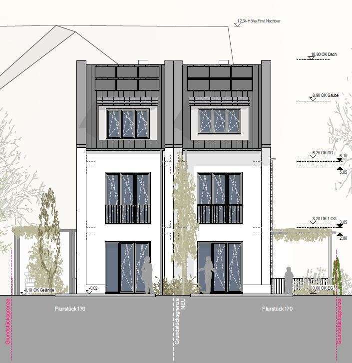 Wir bauen für Sie! - Stadtnah & Naturverbunden - Exklusive Doppelhaushälfte in Burghausen 4 zimmer