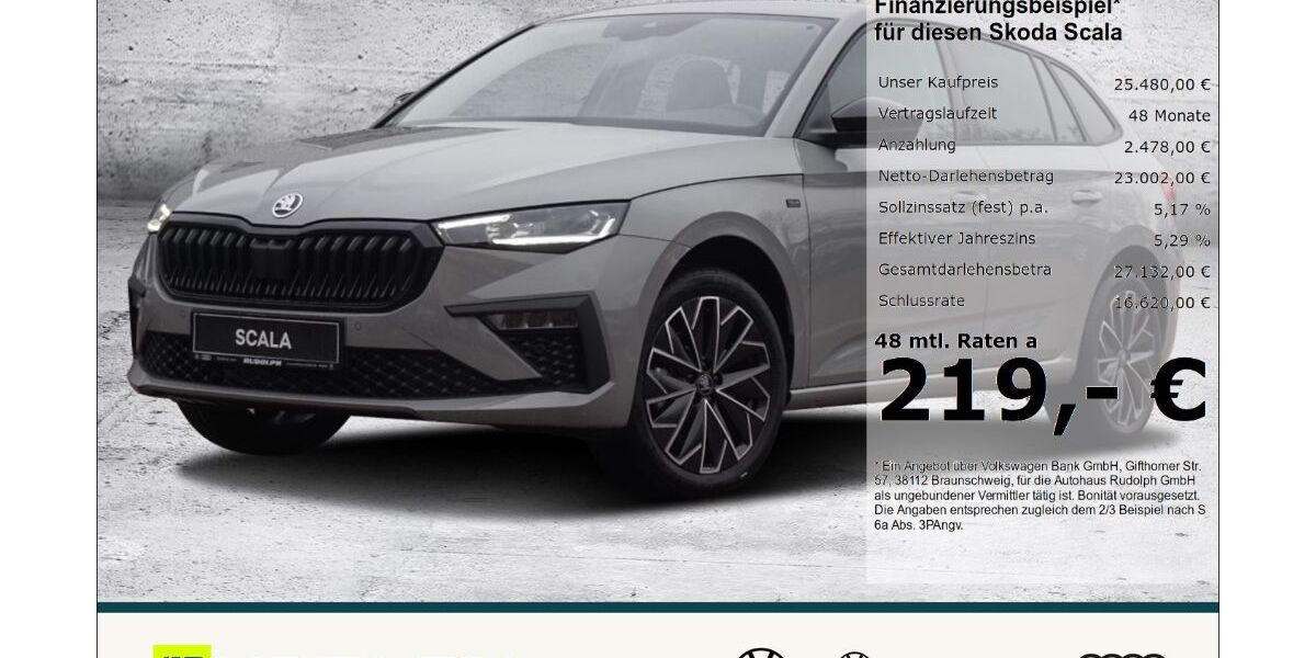 Skoda Scala 2.500 km 24.980 &euro; Merseburg 06217