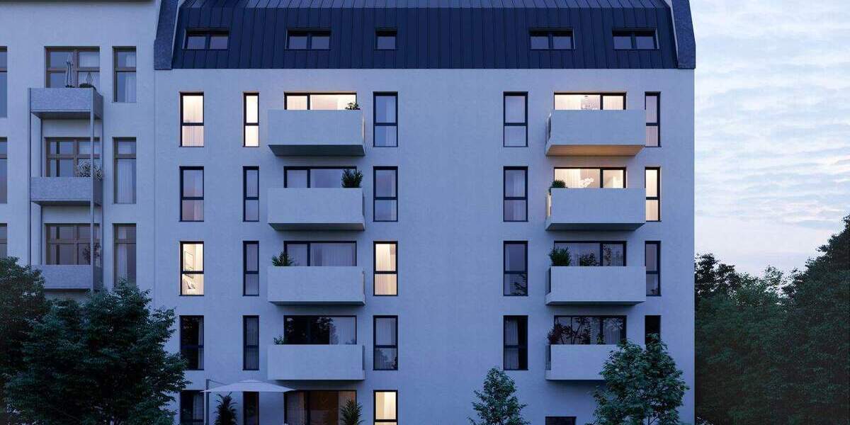 Etagenwohnung Leipzig Zentrum-Ost - 2 Zimmer, 43 m&sup2;, 240.000&euro; | Angebot:25684295