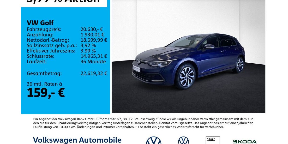 VW Golf 36.012 km 20.630 &euro; Leipzig 04178