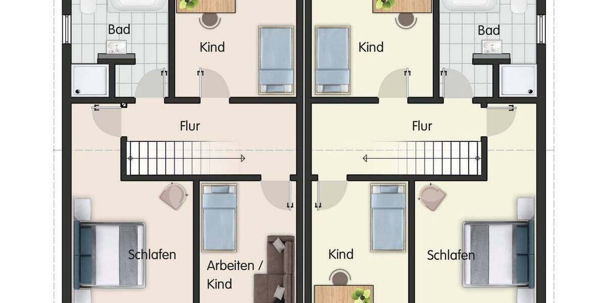 Doppelhaushälfte Naunhof - 4 Zimmer, 117 m&sup2;, 427.400&euro; | Angebot:25746445