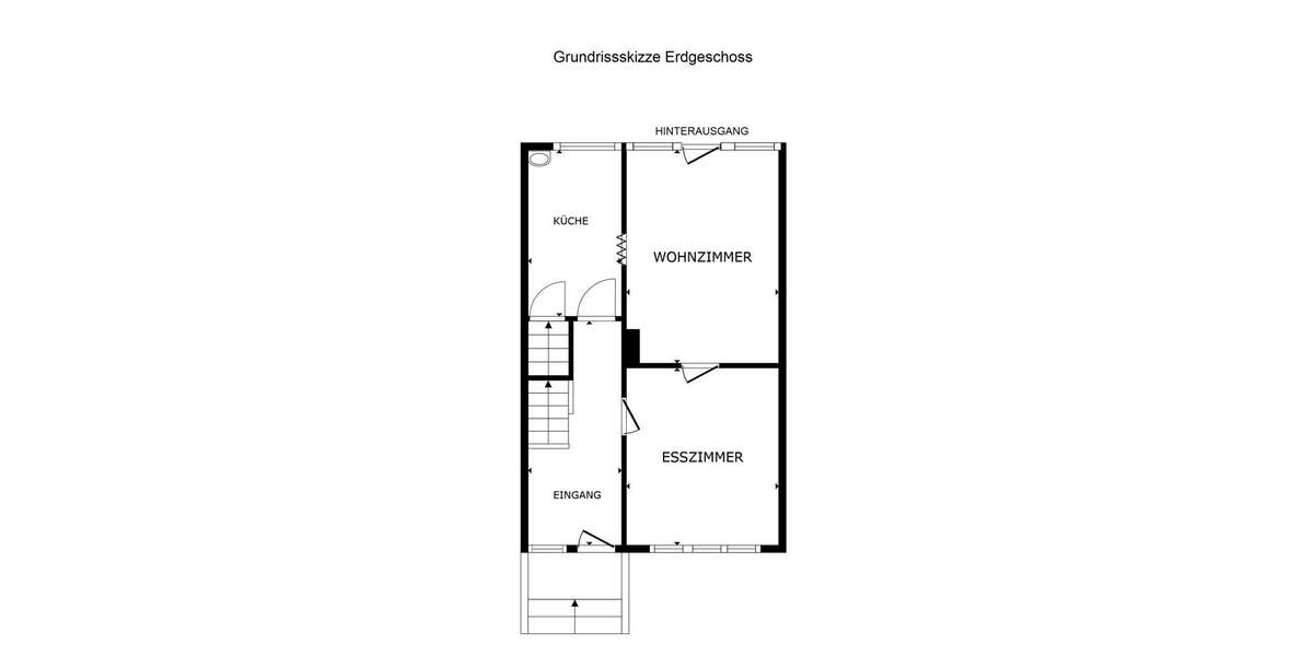 Reihenhaus mit Ausbaupotenzial und pflegeleichtem Grundstück in beliebter Lage von Merseburg. 3 zimmer