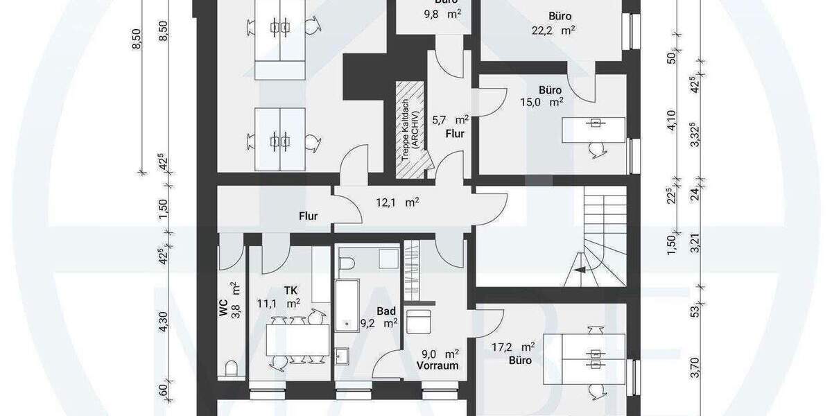 Gewerbeobjekt Grimma Großbardau - 7 Zimmer, 158 m&sup2;, 870&euro; | Angebot:26105704