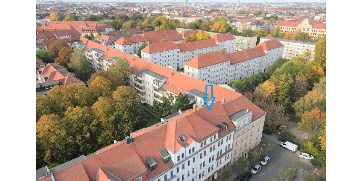 Dachgeschoßwohnung Leipzig Ost - 2 Zimmer, 56 m&sup2;, 165.000&euro; | Angebot:25087777