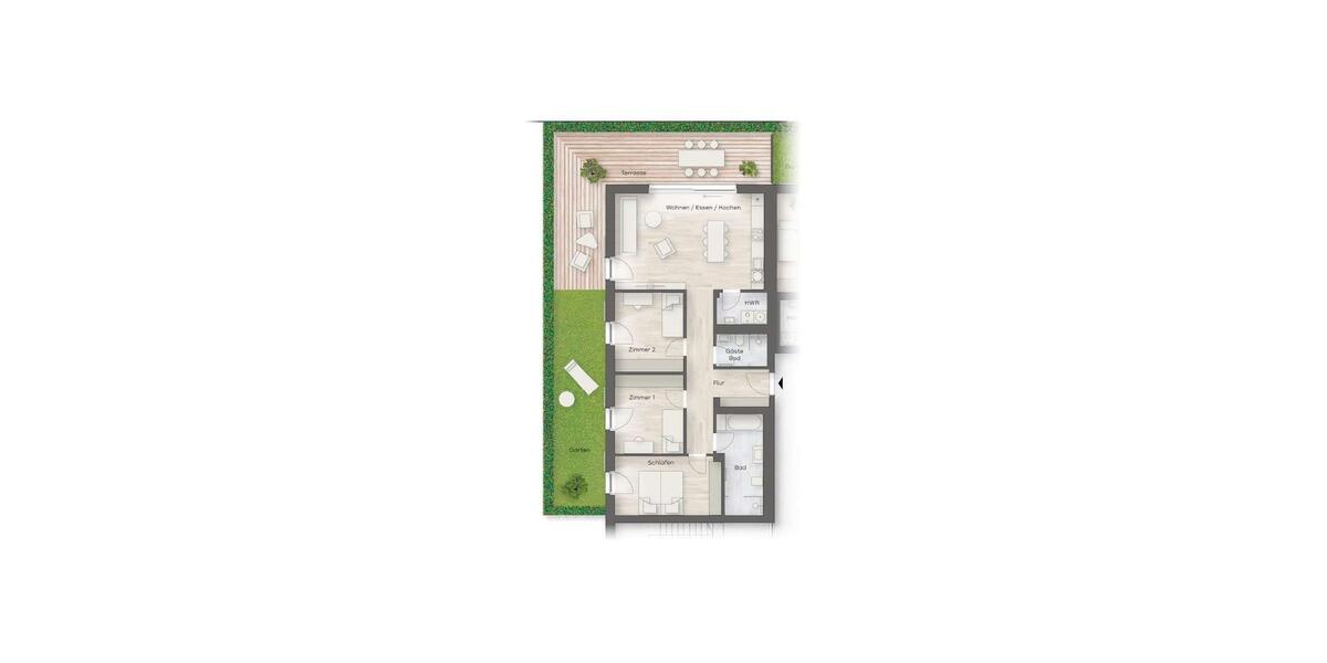 Erdgeschoßwohnung Leipzig Mitte - 4 Zimmer, 125 m&sup2;, 2.047&euro; | Angebot:26145511