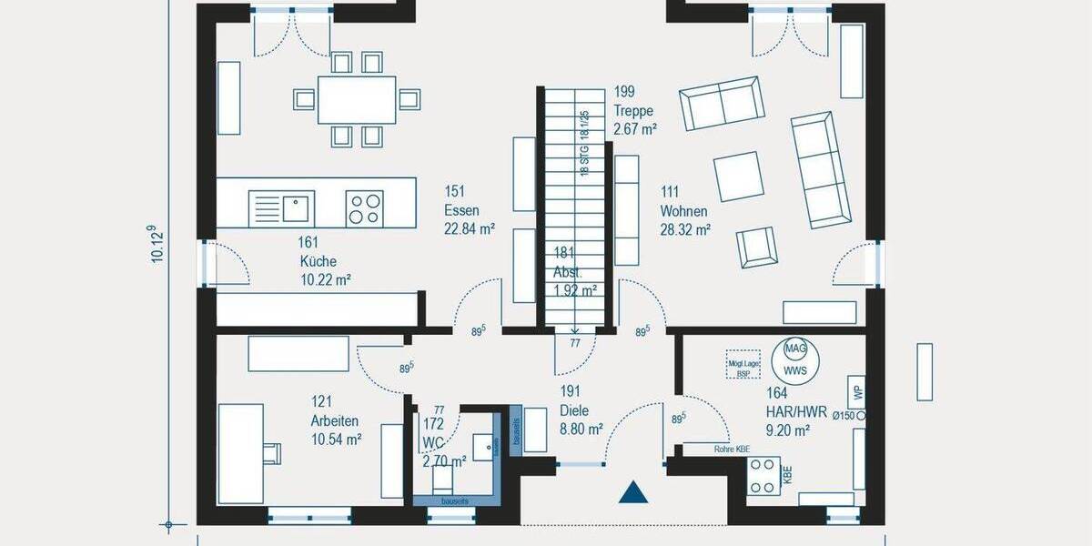 Einfamilienhaus Simmern (Hunsrück) Plaußig-Portitz - 5 Zimmer, 186 m&sup2;, 468.000&euro; | Angebot:26886801