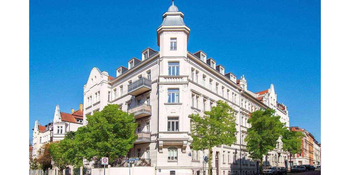 ALTBAUCHARME IN LEIPZIG-GOHLIS Gehobene 3-Raum-Wohnung mit Balkon und Parkettboden 3 zimmer