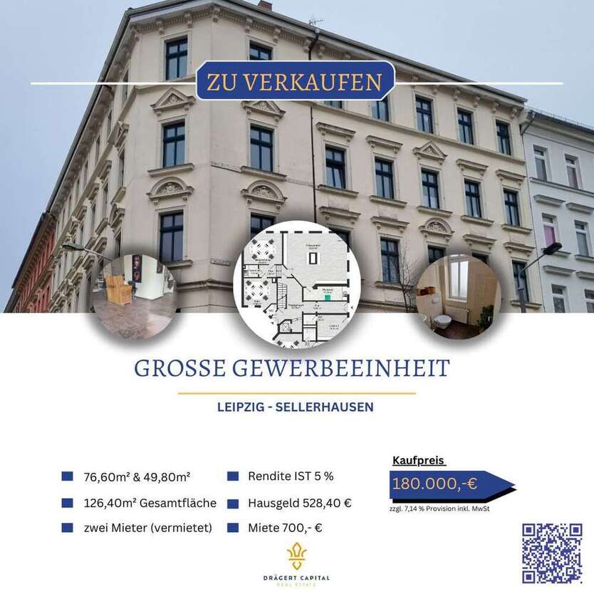 Einzelhandel in Leipzig Sellerhausen-Stünz 180.000 € 126.4 m²