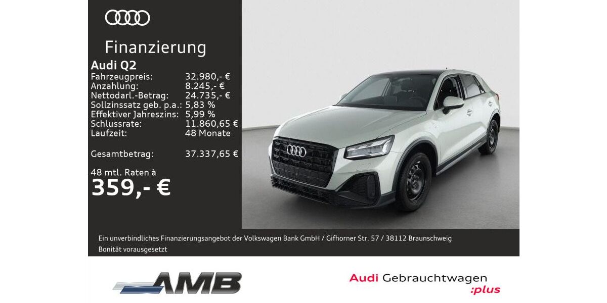 Audi Q2 8.870 km 32.980 &euro; Borna 04552