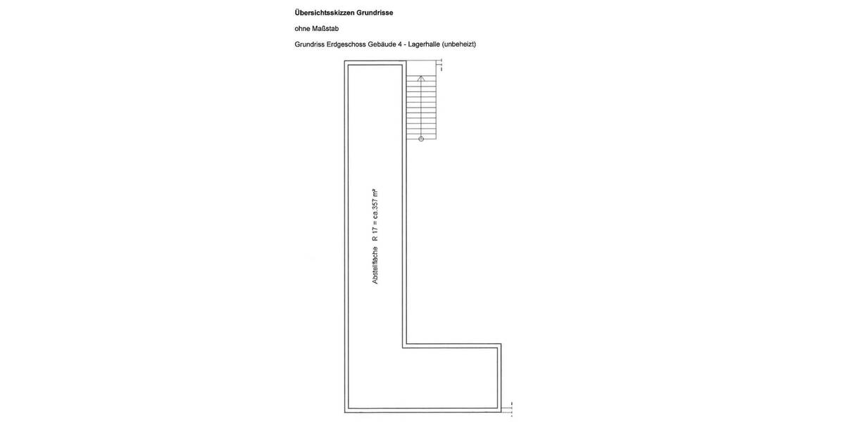 Freistehende, pfeilerfreie Halle in ruhiger Lage mit Büro-Lagerebene, Freifläche möglich zimmer