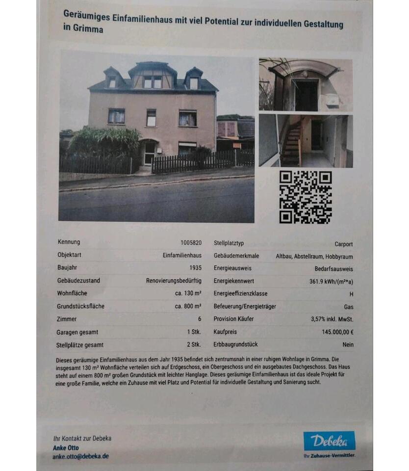haus zu verkaufen in Grimma !!!!! Letzte Chance!!!