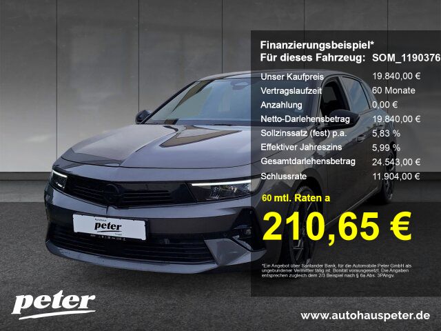 Opel Astra 18.370 km 19.840 &euro; Merseburg 06217