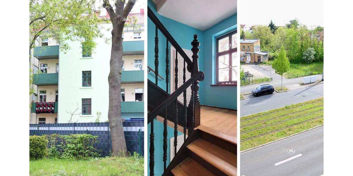 Sanierter Altbau mit Teilungserklärung, 1 GE + 6 WE, Balkone, umzäunter Innenhof, Keller zimmer
