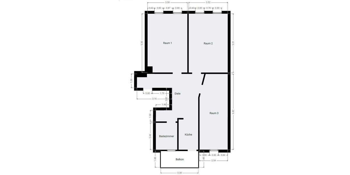 Etagenwohnung Leipzig Reudnitz-Thonberg - 3 Zimmer, 82 m&sup2;, 250.315&euro; | Angebot:25998872