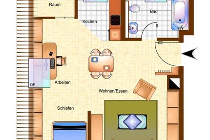 Wohnung Leipzig Süd - 1 Zimmer, 32 m&sup2;, 118.000&euro; | Angebot:26854343