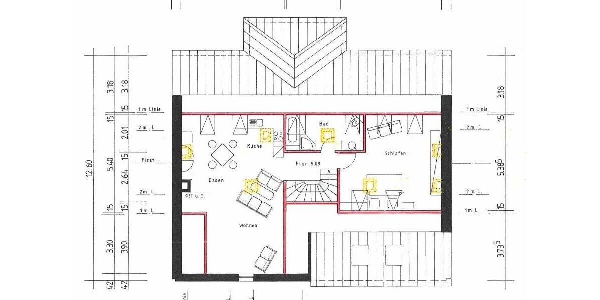 Maisonettenwohnung Leipzig Süd - 2 Zimmer, 70 m&sup2;, 198.000&euro; | Angebot:26947163