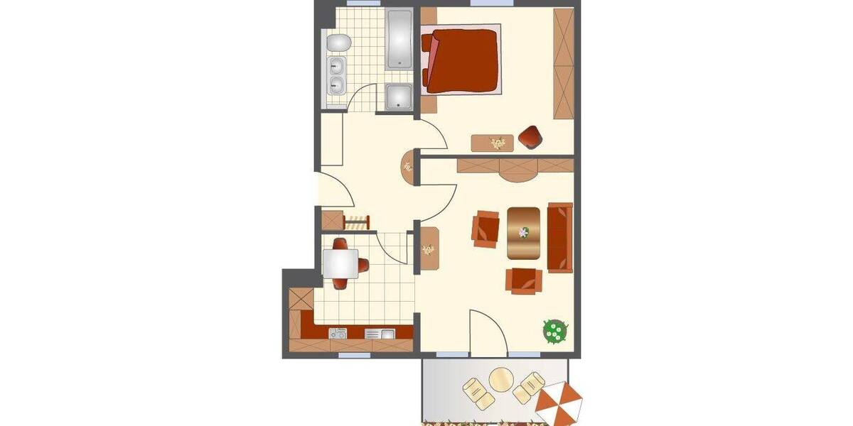 Etagenwohnung Leipzig / Kleinzschocher Kleinzschocher - 2 Zimmer, 67 m&sup2;, 165.000&euro; | Angebot:26472908