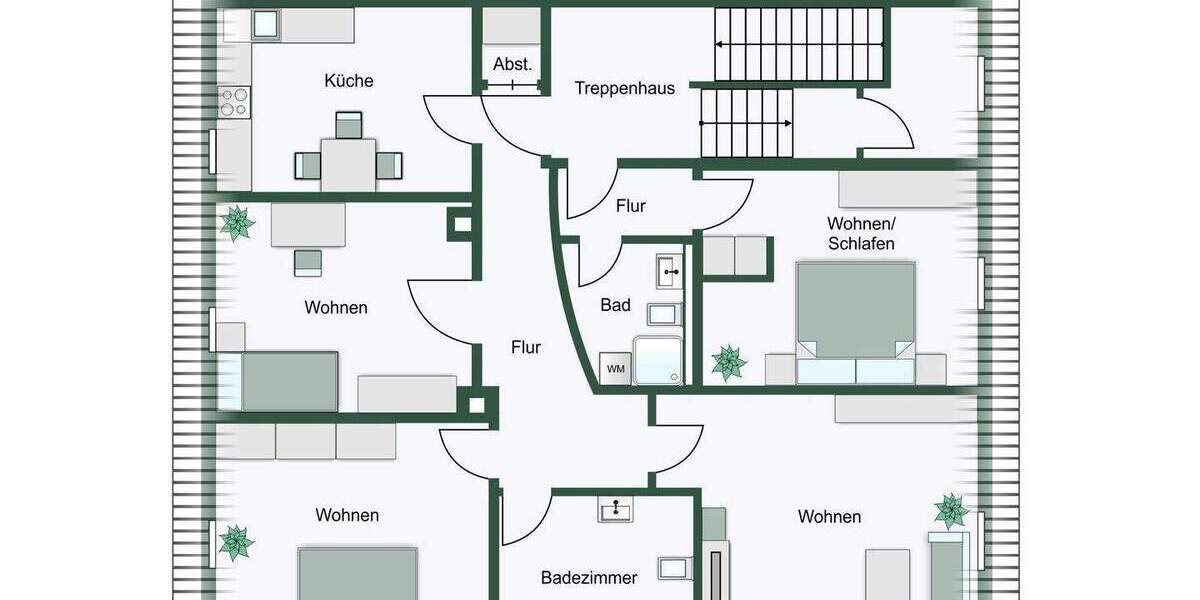 Mehrfamilienhaus, Wohnhaus Leipzig Zentrum-West - 1 Zimmer, 504 m&sup2;, 1.500.000&euro; | Angebot:25692405