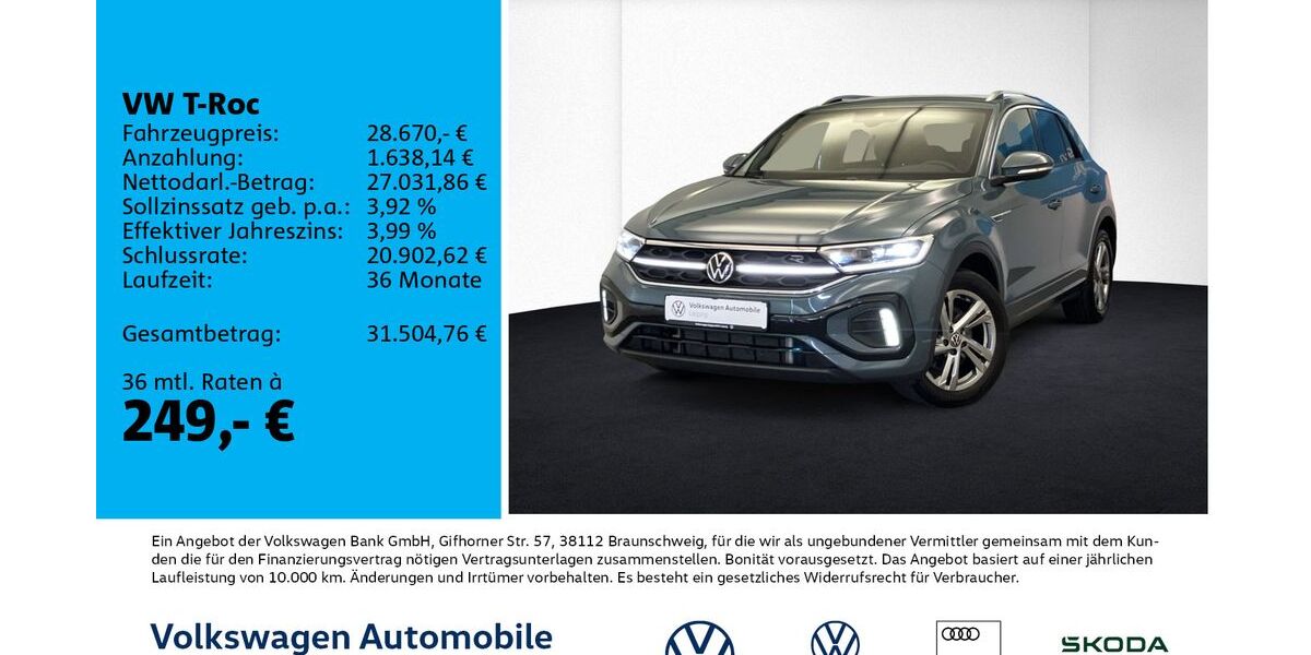 VW T-Roc 40.166 km 27.380 &euro; Leipzig 04277