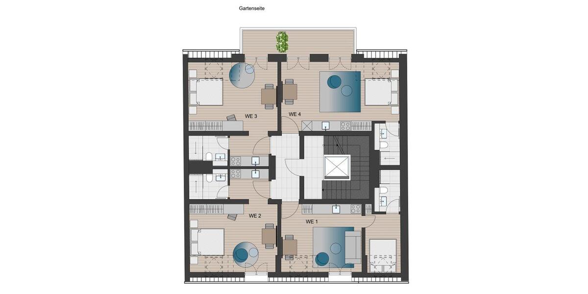 Dachgeschoßwohnung Leipzig Süd - 1 Zimmer, 34 m&sup2;, 640&euro; | Angebot:25991935