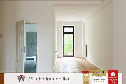 Bezugsfrei! Exklusives BadeZimmer | Parkett | Westbalkon | Fernwärme | am Leipziger Zentrum!