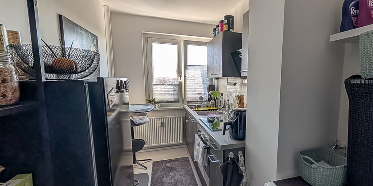 2 RAUM + MARIENBRUNN + LAMINAT + KÜCHE + 4. OG + AB MAI VERFÜGBAR - Etagenwohnung Leipzig Marienbrunn | Angebot:25753452