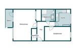Etagenwohnung Leipzig Heiterblick - 2 Zimmer, 62 m&sup2;, 140.000&euro; | Angebot:26319344