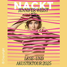 Jennifer Weist – Nackt - mein Leben zwischen den Zeilen | Lese- und Akustiktour Leipzig