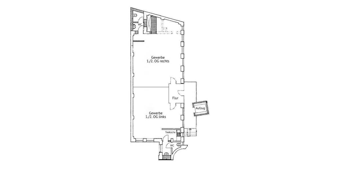 IMMOBILIENPAKET MIT ENTWICKLUNGSPOTENZIAL 8 Gewerbeeinheiten im Leipziger Zentrum zimmer