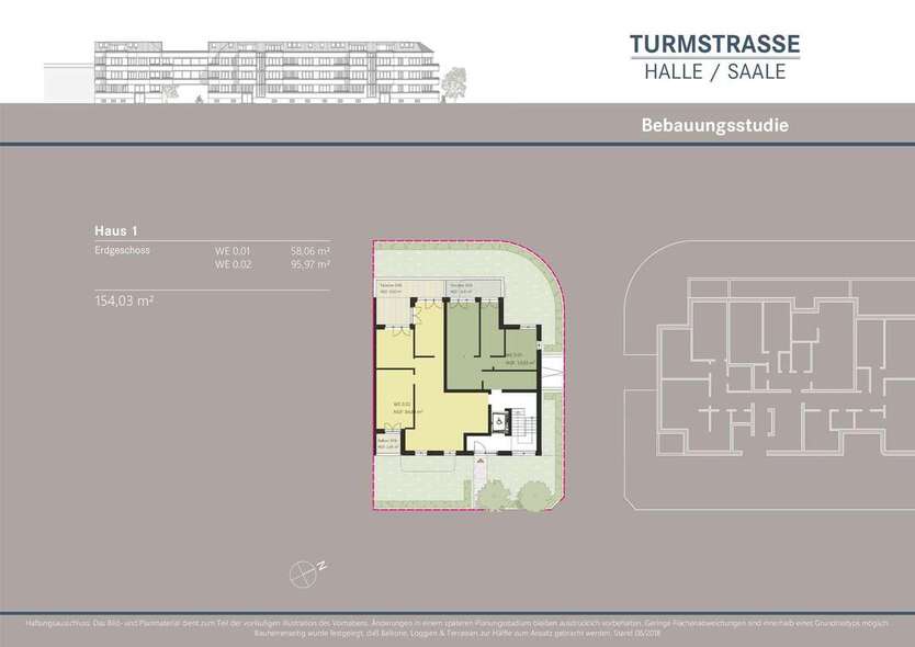 Projektiertes Baugrundstück für ca. 2.731 m² vermietbare Fläche zimmer