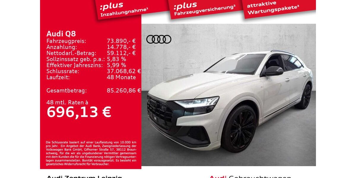 Audi Q8 74.670 km 72.880 &euro; Leipzig 04129