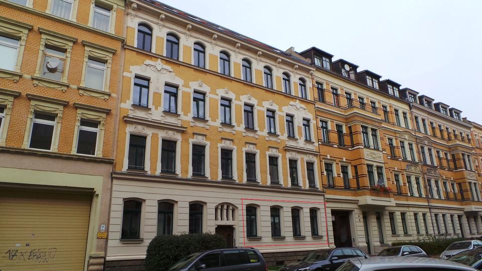 Vermiete moderne EG - Drei-Raum Wohnung Ihmelsstraße Leipzig 3 zimmer