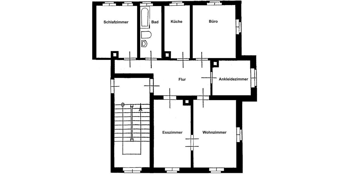 Dachgeschoßwohnung Leipzig Nordwest - 4 Zimmer, 90 m&sup2;, 999&euro; | Angebot:26678723