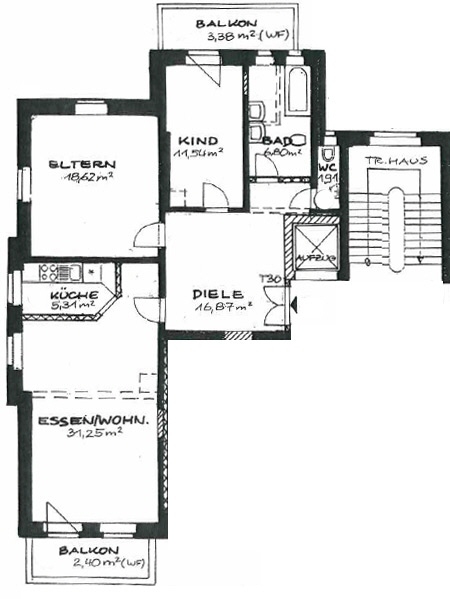 GOHLIS SÜD + 3 RAUM WOHNUNG MIT 2 BALKONEN IN BESTLAGE 3 zimmer
