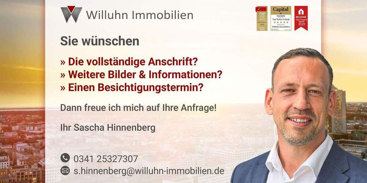Etagenwohnung Leipzig Gohlis-Süd - 1 Zimmer, 40 m&sup2;, 125.000&euro; | Angebot:25927326
