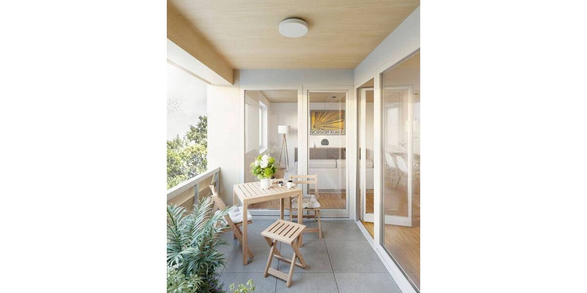 NEUBAU * Helle 3 Zimmer-Wohnung mit Loggia * KFW 40 und QNG 3 zimmer