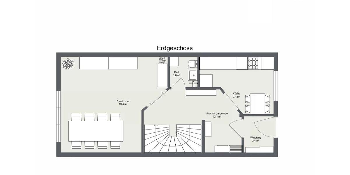 Reihenhaus Leipzig Ost - 6 Zimmer, 160 m&sup2;, 445.000&euro; | Angebot:25854871