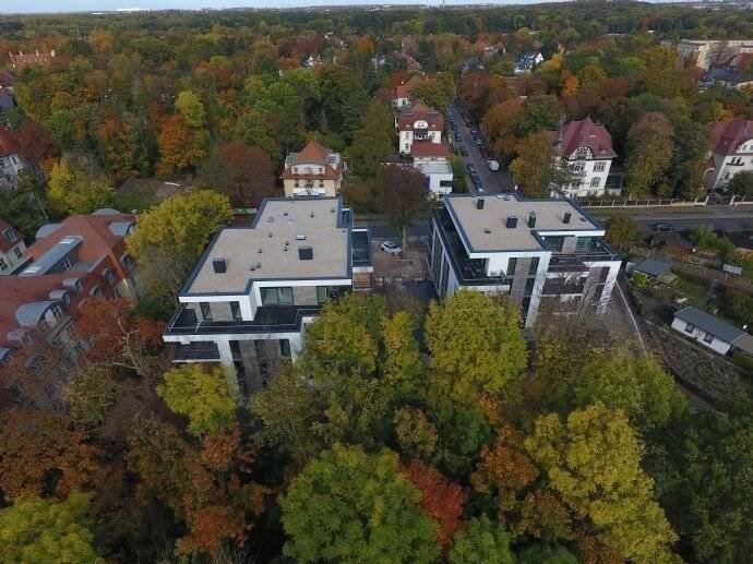 NEUBAU NÄHE RBL STADION mit 5-Zimmern 70m² WOHNEN 2 x TERRASSEN BLICK in den AUENWALD KAMIN 2 x TG-SP 5 zimmer