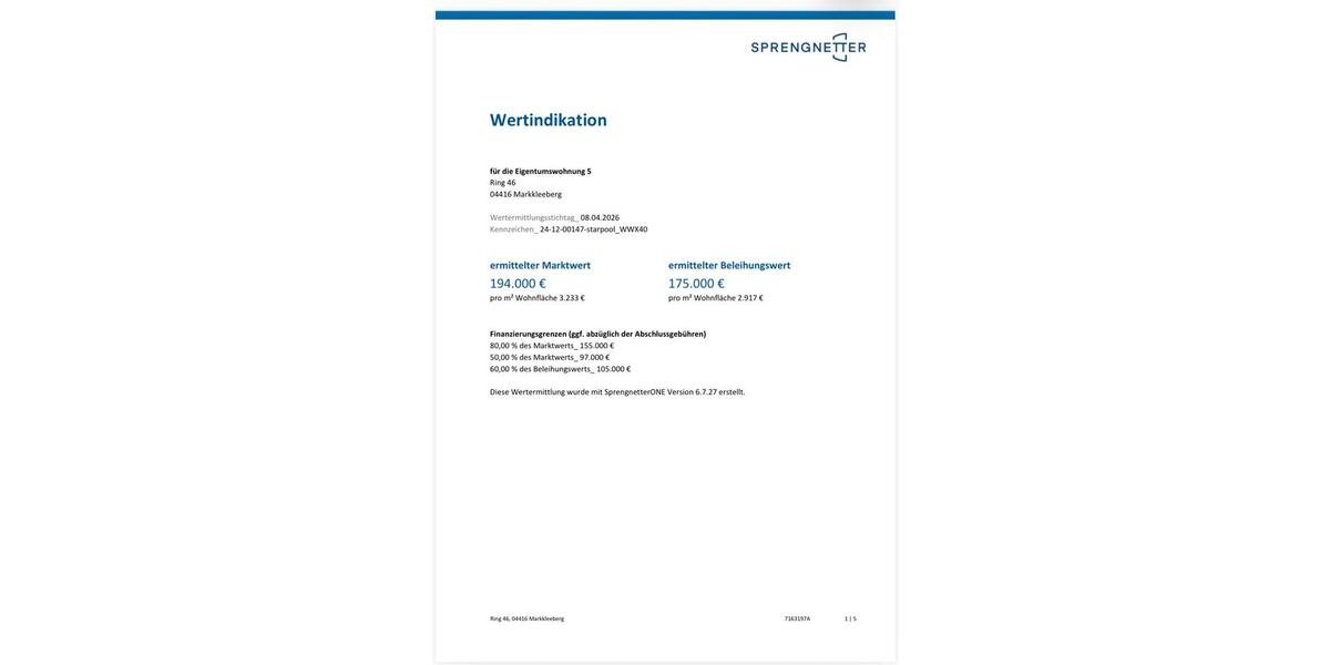 Etagenwohnung Markkleeberg - 2 Zimmer, 60 m&sup2;, 169.000&euro; | Angebot:27045943