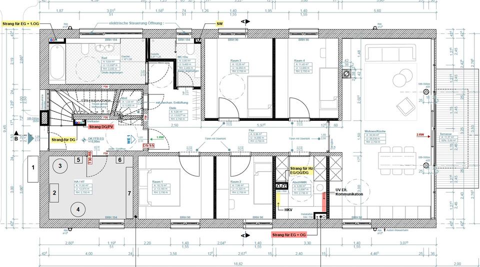 Neubau: Exklusive 5-Zimmer-Wohnung mit Garten, Kamin & Parkett 5 zimmer