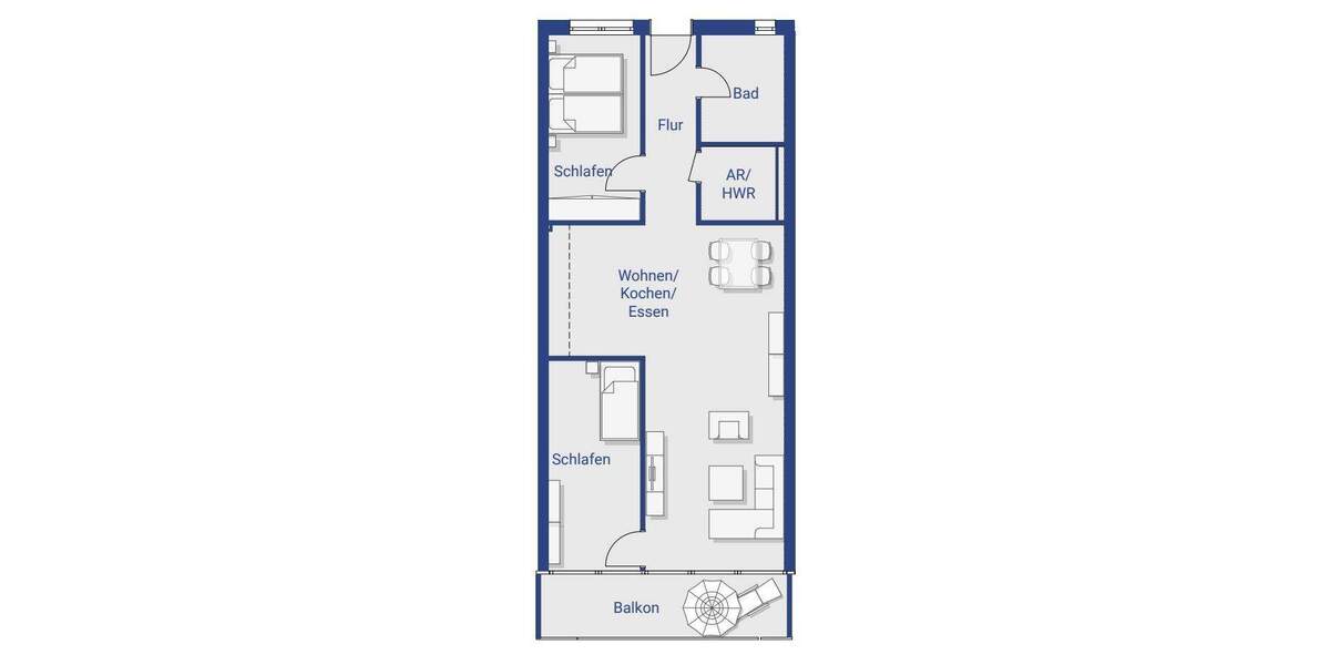 Etagenwohnung Schkeuditz Altscherbitz - 3 Zimmer, 71 m&sup2;, 790&euro; | Angebot:25684313