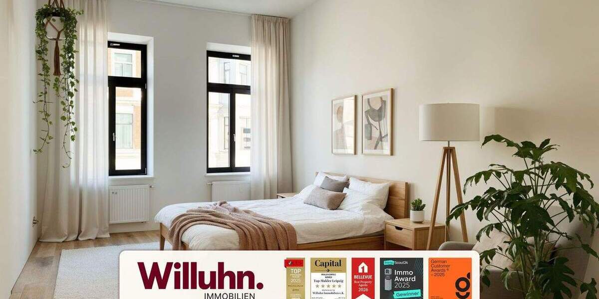 Etagenwohnung Leipzig Neustadt-Neuschönefeld - 4 Zimmer, 126 m&sup2;, 449.000&euro; | Angebot:25733709