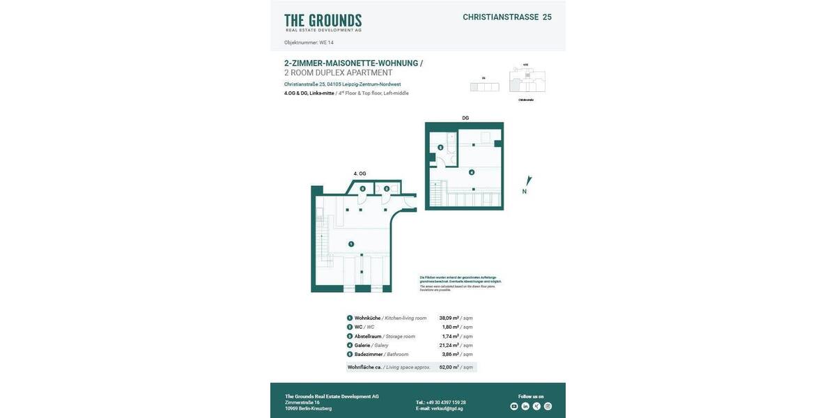 Stilvoll wohnen - 2 Zimmer mit modernem Ambiente 2 zimmer
