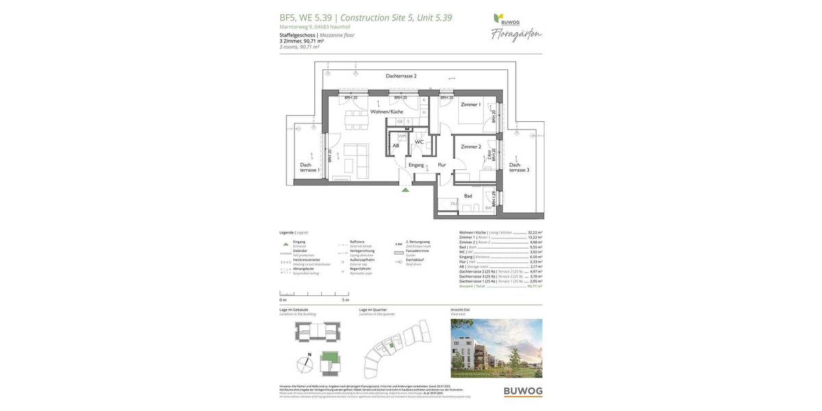 Etagenwohnung Naunhof - 3 Zimmer, 90 m&sup2;, 445.000&euro; | Angebot:26162853